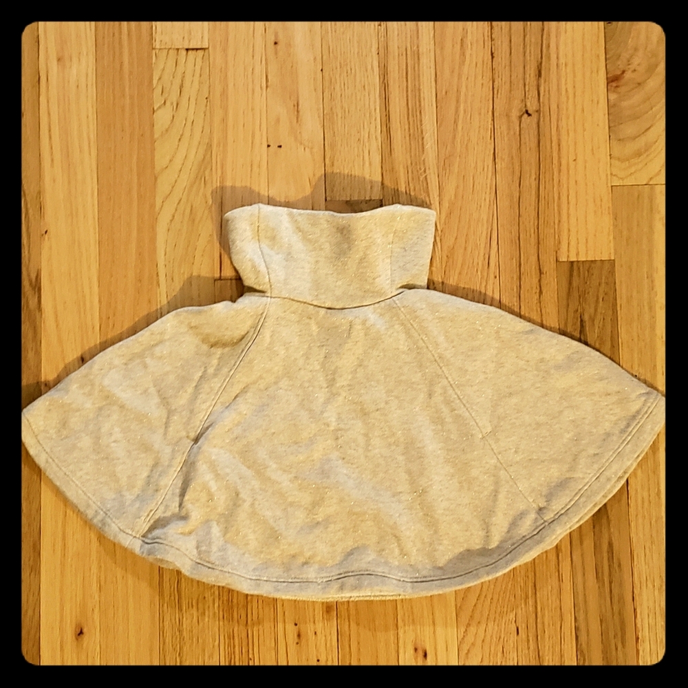 Cowl neck poncho